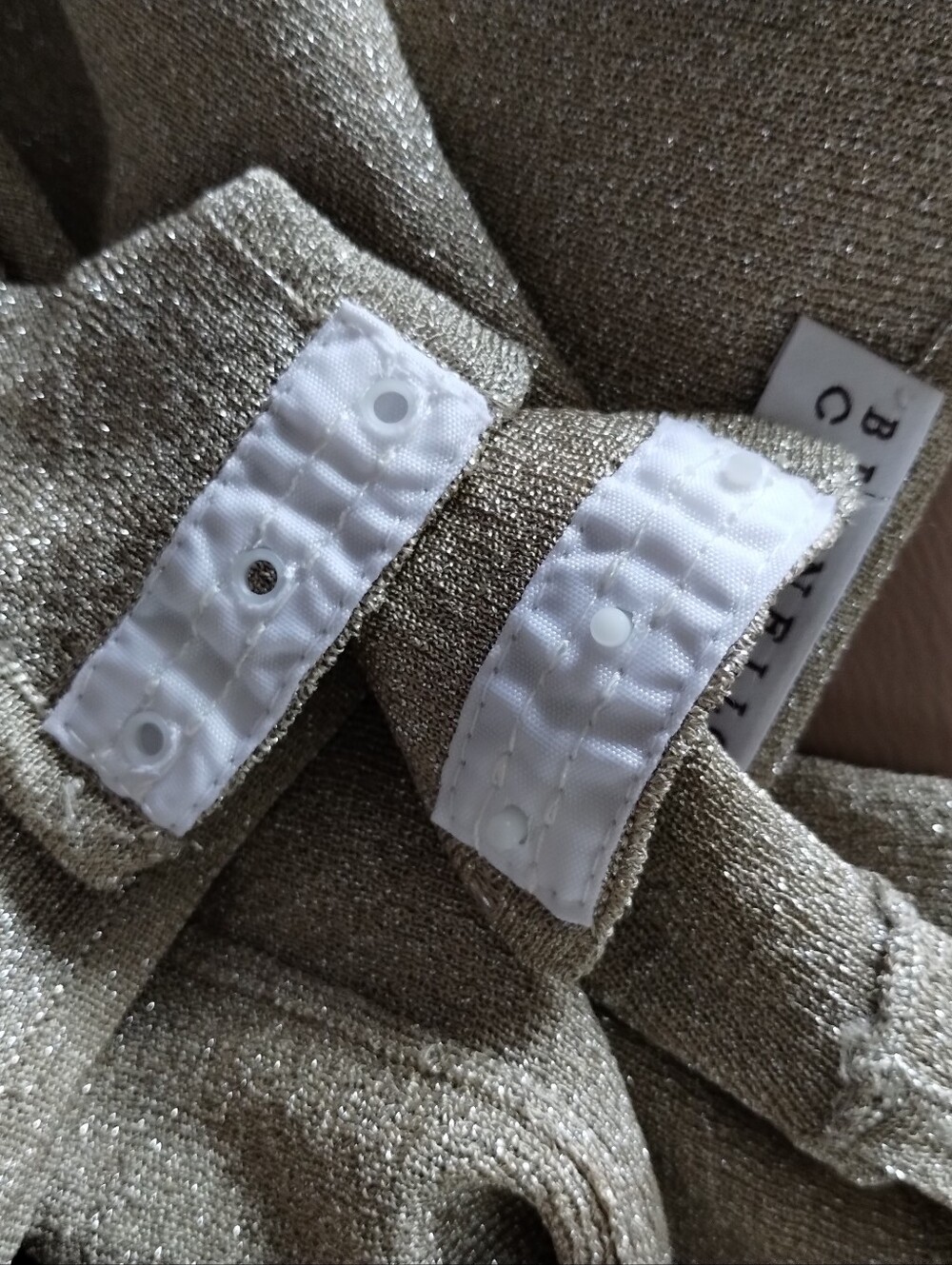 Brunello Cucinelli Metallic Cream Bodysuit- Elegant Shimmer Small - Picture 7 of 11
